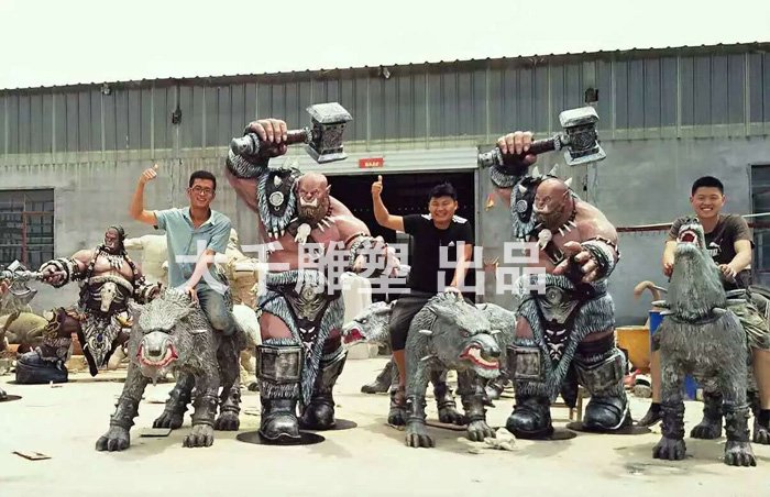 魔兽世界游戏雕塑--大千雕塑出品